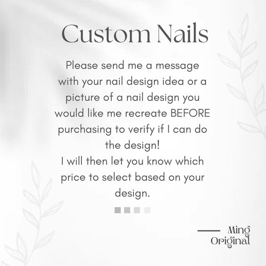 Custom Press On Nail  Design your own set