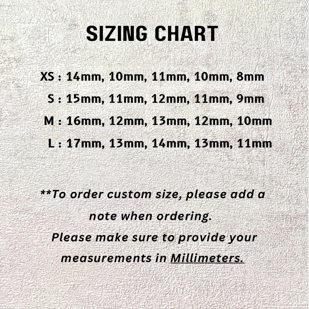 Handmade Sage Blue Floral Press On Nails, Luxury Gold Cat Eye & French Tip Nails, Reusable Glue On Nails, Spring Mani, MO817